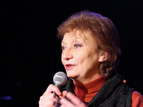 MicheleBarbier with microphone