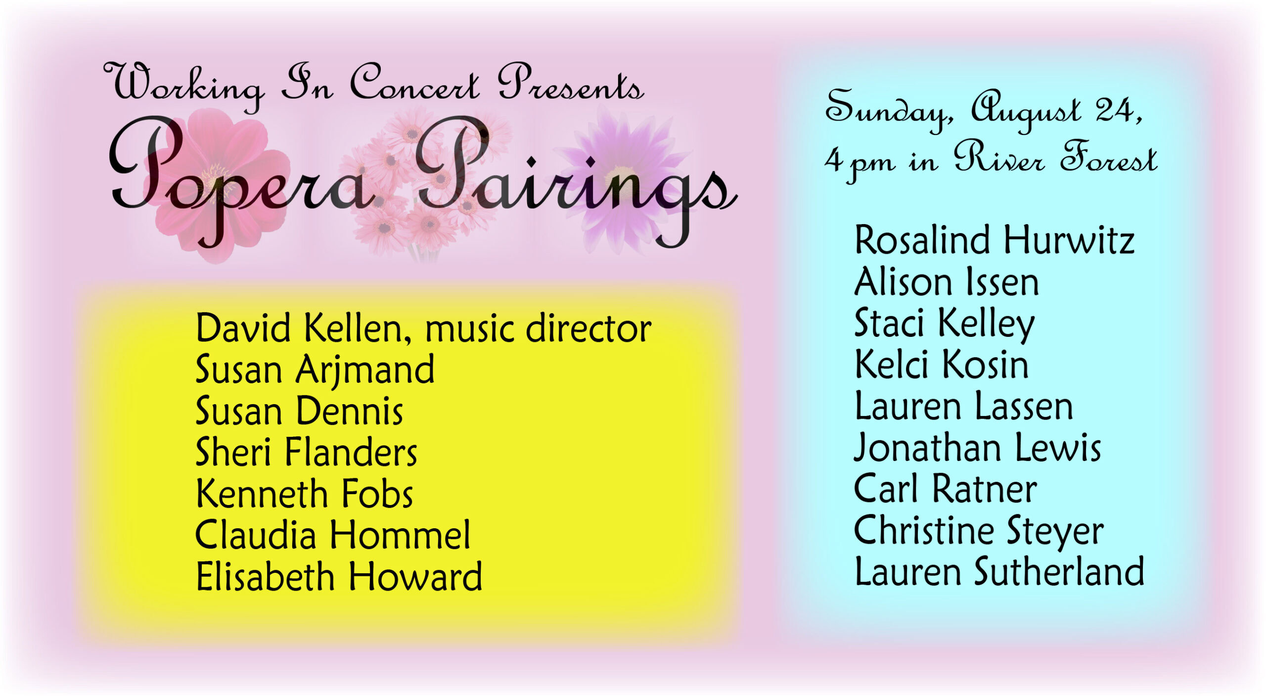 Popera Pairings - a River Forest garden concert