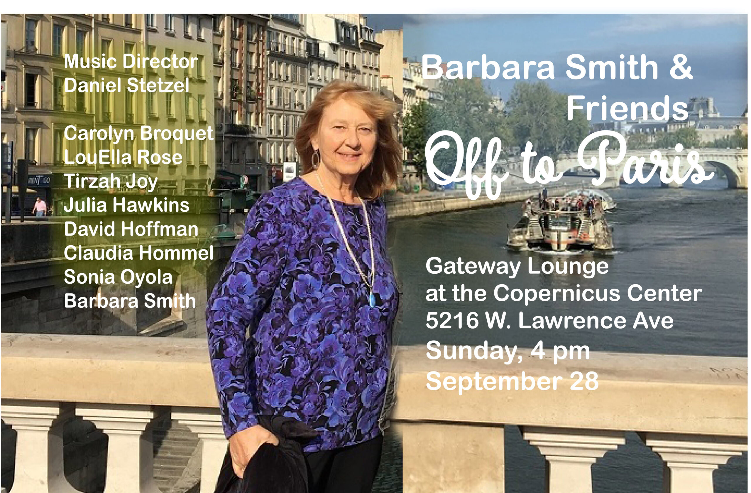 Barbara Smith & Friends present "Off to Paris"