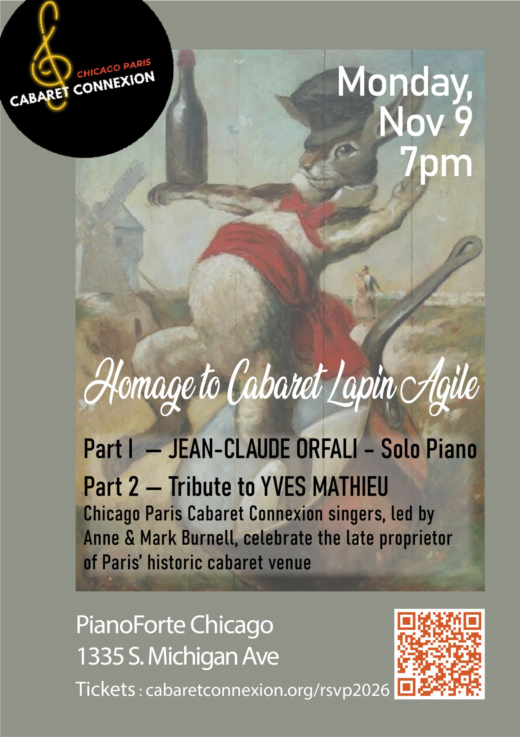 Homage to Yves Mathieu’s Cabaret Lapin Agile